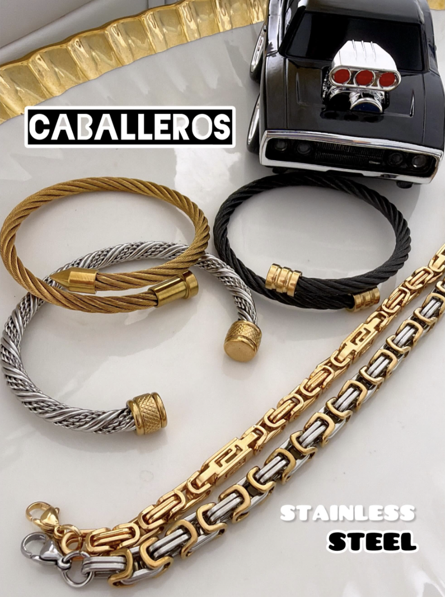 Pulseras Caballero Stainless